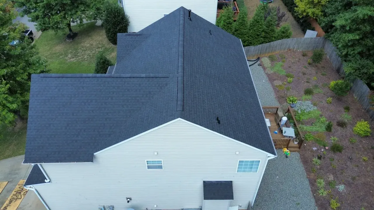 Roof replacement on McKenzie Meadow Ln in Apex, NC, photo 9 of 10