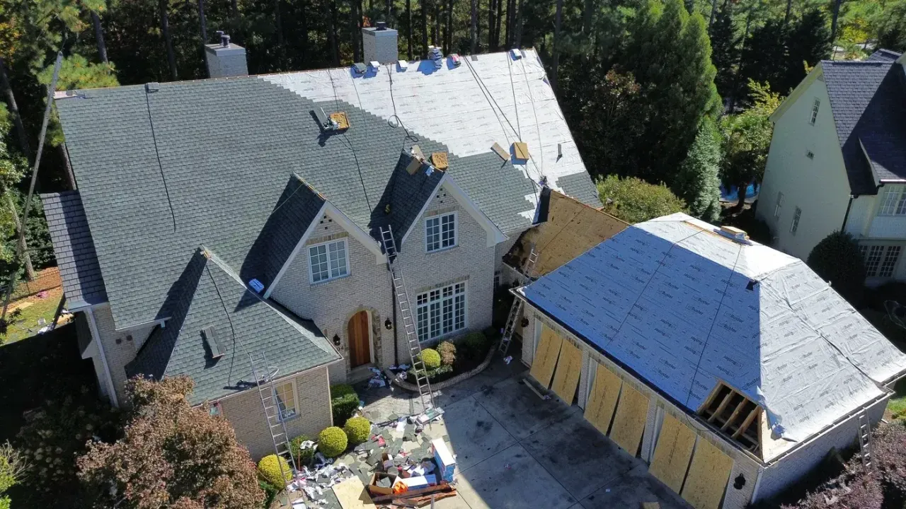 Roof replacement on Mildenhall Ct in Raleigh, NC, photo 8 of 14