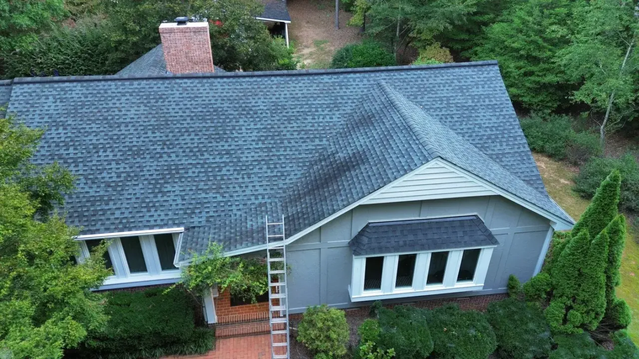 Roof replacement on Mountainbrook Rd in Apex, NC, photo 3 of 11