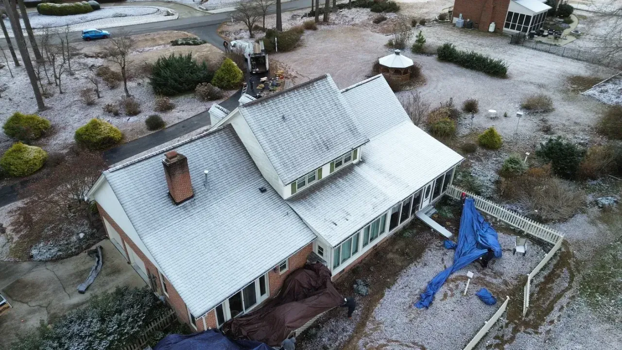 Roof replacement on Muirfield Dr in Fuquay-Varina, NC, photo 2 of 12