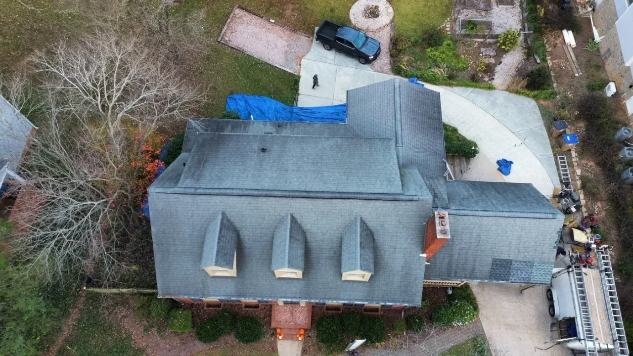 Roof replacement on N Main St in Wake Forest, NC, photo 2 of 10