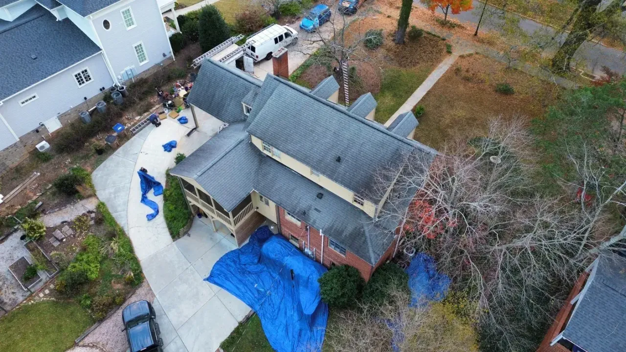 Roof replacement on N Main St in Wake Forest, NC, photo 3 of 10