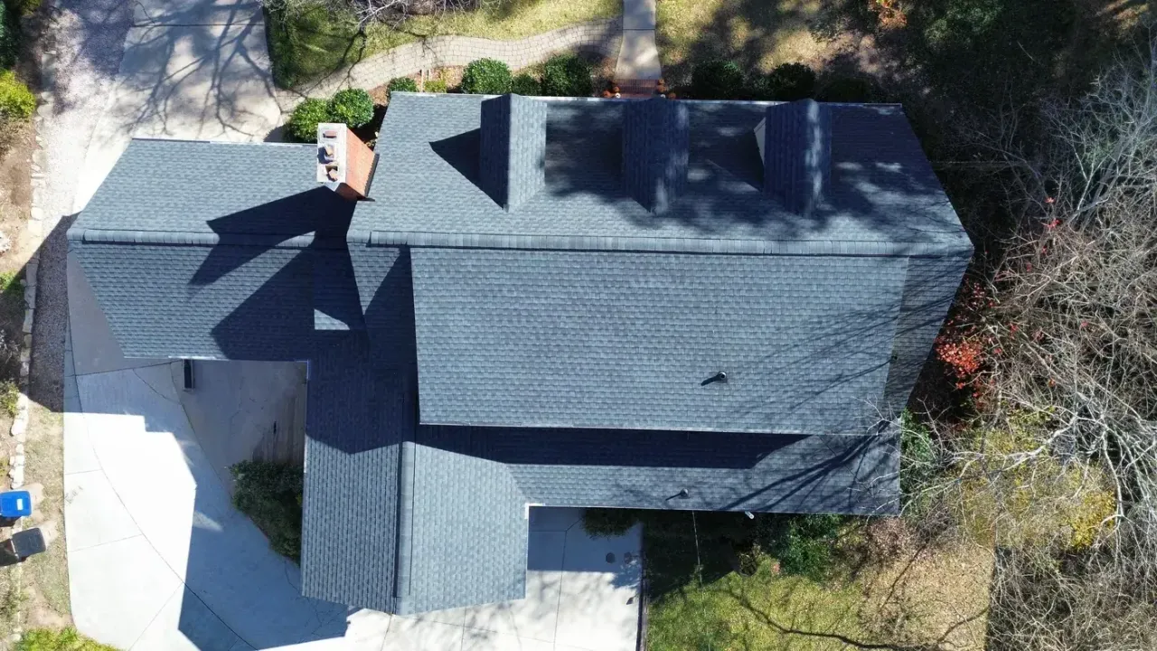 Roof replacement on N Main St in Wake Forest, NC, photo 9 of 10
