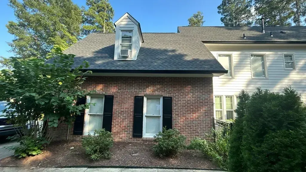 New gutter installation at Northstar Ct in Cary, North Carolina