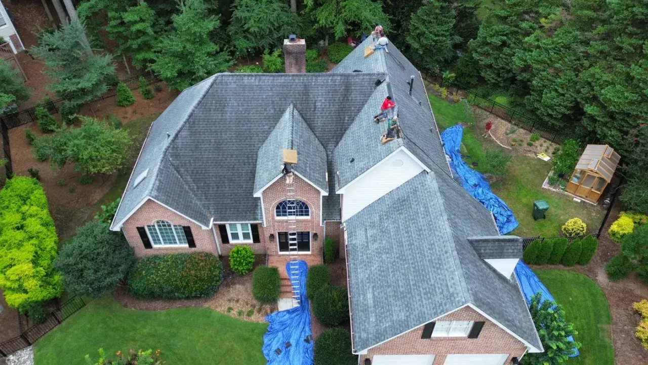 Roof replacement on Northstar Ct in Cary, NC, photo 1 of 11