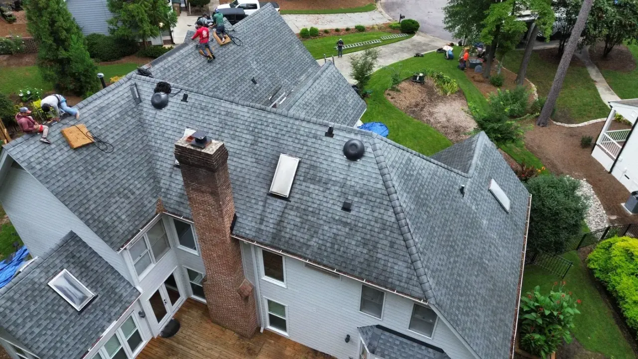 Roof replacement on Northstar Ct in Cary, NC, photo 4 of 11
