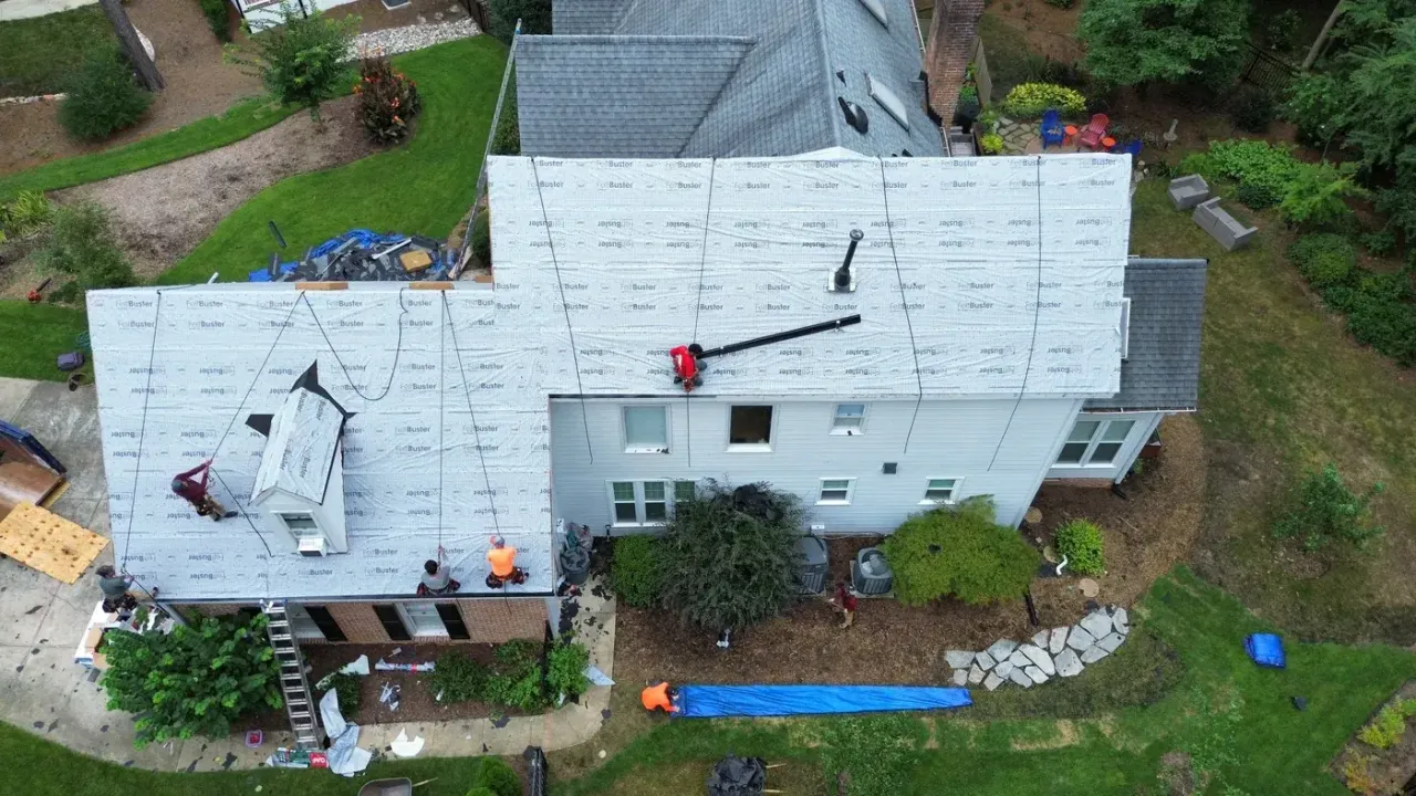 Roof replacement on Northstar Ct in Cary, NC, photo 6 of 11