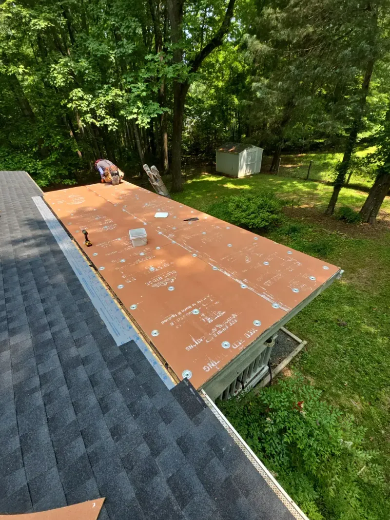 Roof replacement on Old Hickory Ln in Hillsborough, NC, photo 3 of 8