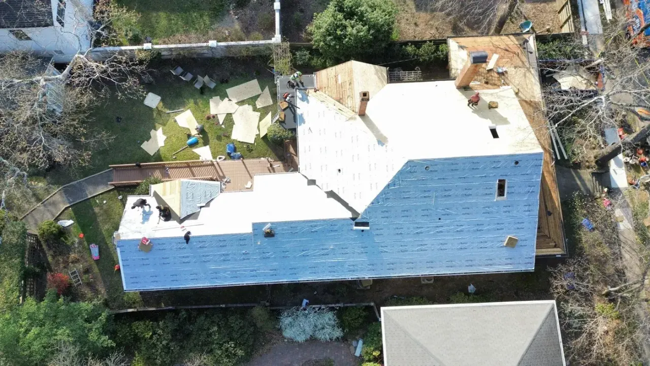 Roof replacement on Park Dr in Raleigh, NC, photo 5 of 9