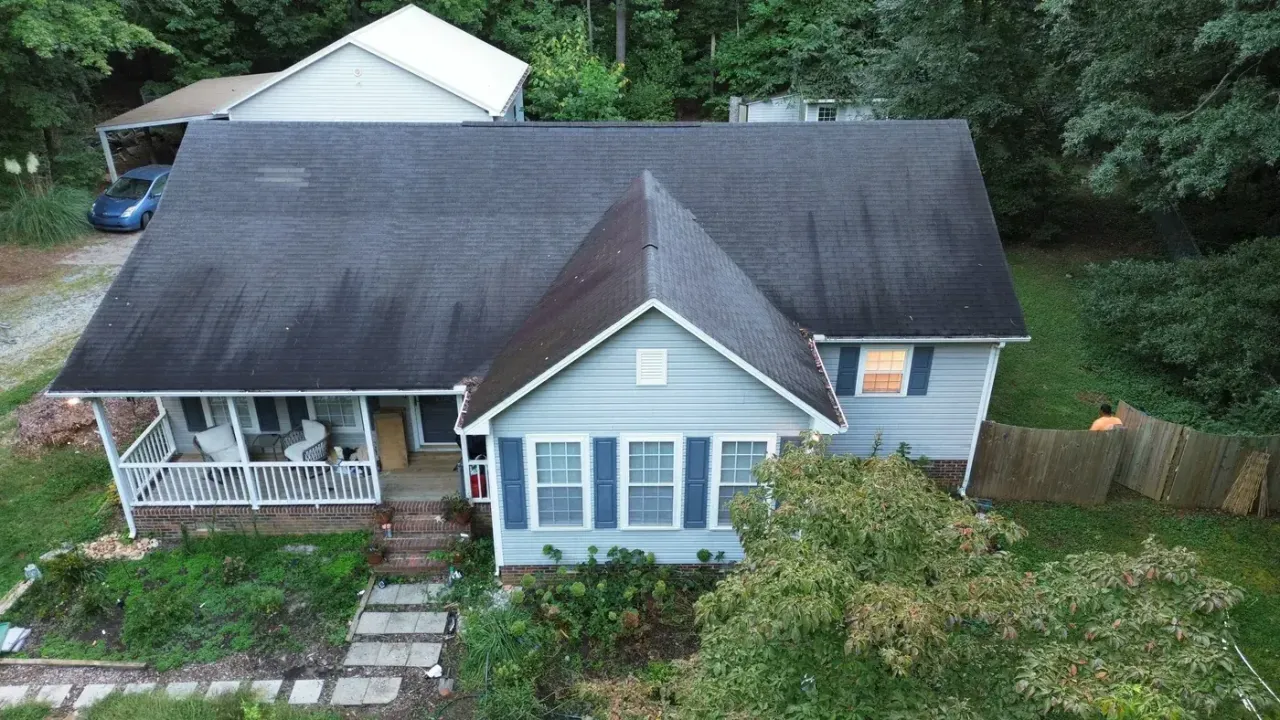 Roof replacement on Piney Grove Church Rd in Hillsborough, NC, photo 2 of 10