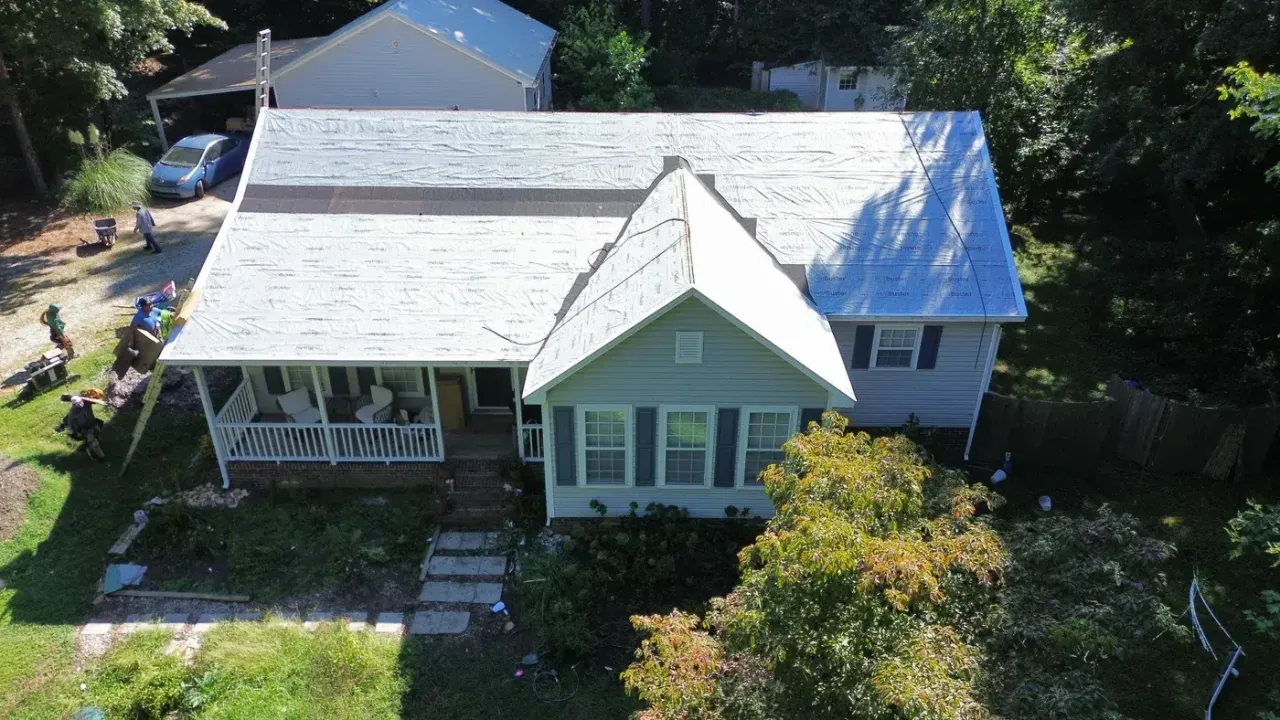 Roof replacement on Piney Grove Church Rd in Hillsborough, NC, photo 5 of 10