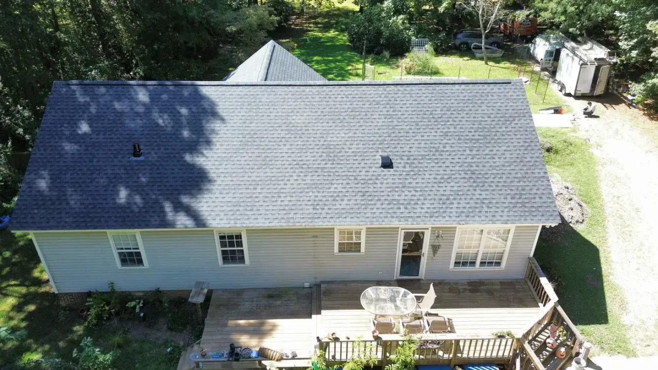 Roof replacement on Piney Grove Church Rd in Hillsborough, NC, photo 8 of 10