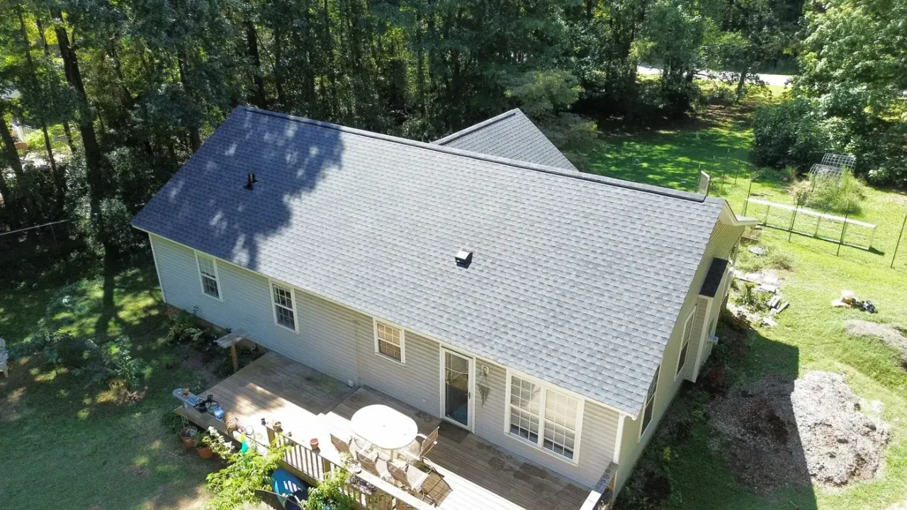 Roof replacement on Piney Grove Church Rd in Hillsborough, NC, photo 9 of 10