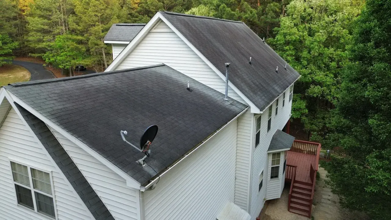 Roof replacement on Poplar Forest Ln in Pittsboro, NC, photo 3 of 16