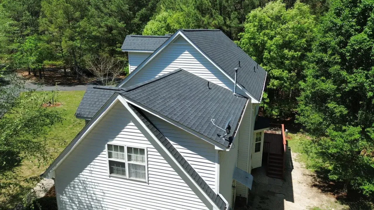 Roof replacement on Poplar Forest Ln in Pittsboro, NC, photo 14 of 16