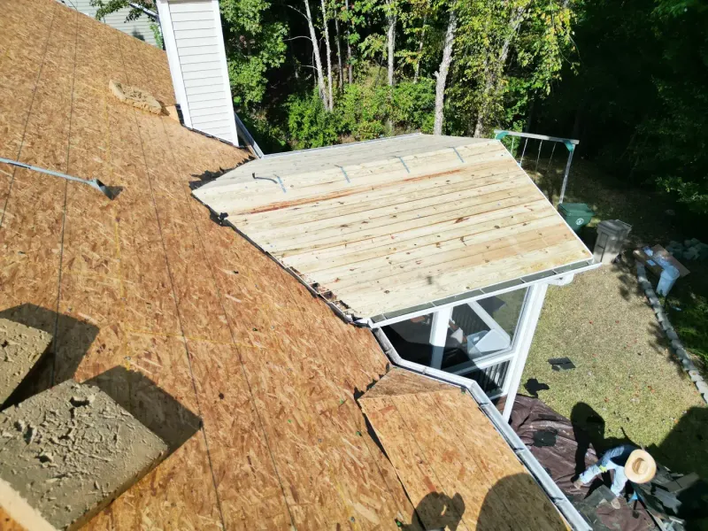 Roof replacement on Quiet Refuge Ln in Garner, NC, photo 5 of 8