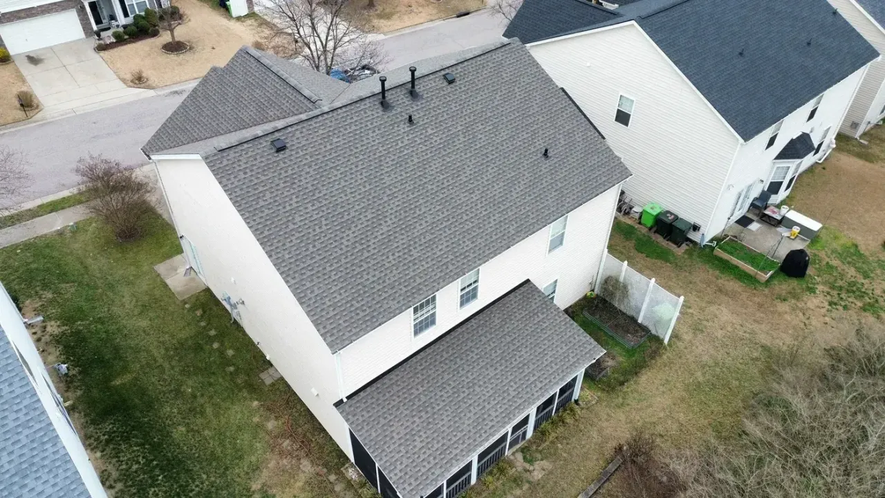 Roof replacement on Roaring Rapids Road in Raleigh, NC, photo 7 of 9