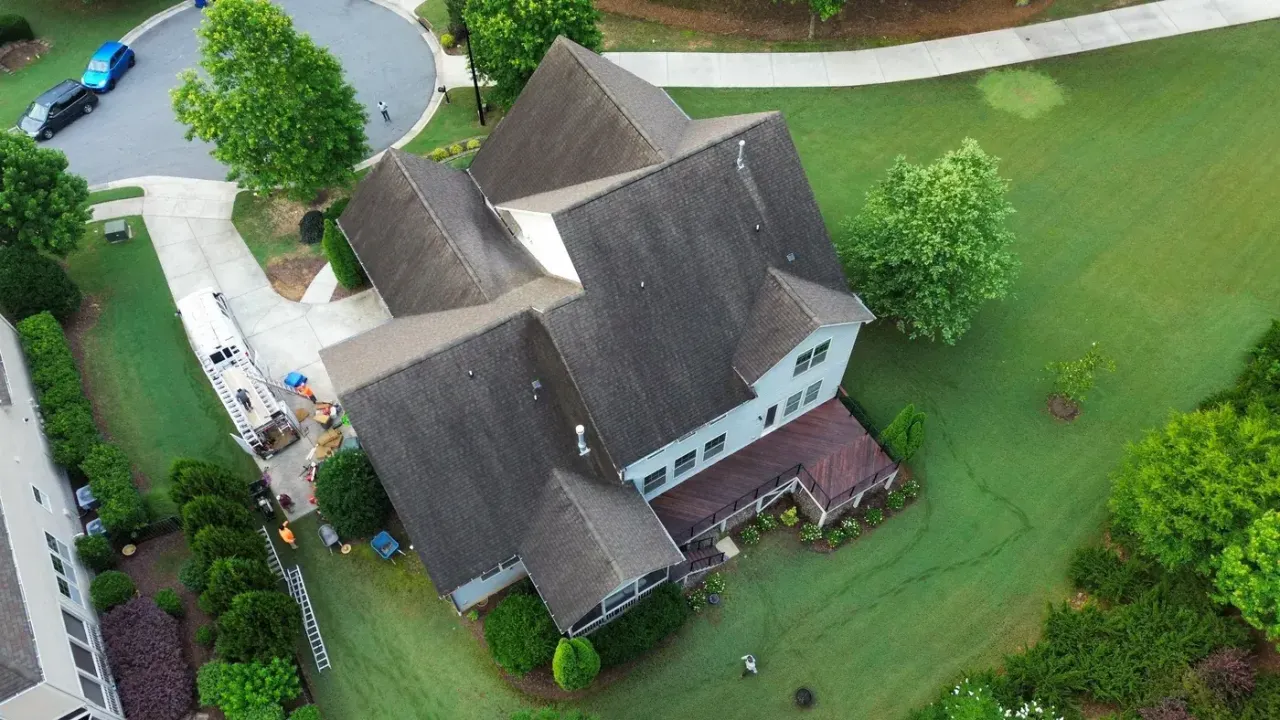 Roof replacement on Roller Mill Ct in Raleigh, NC, photo 3 of 9
