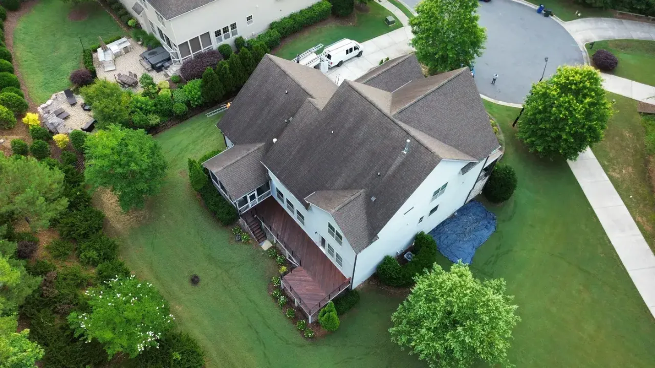 Roof replacement on Roller Mill Ct in Raleigh, NC, photo 4 of 9