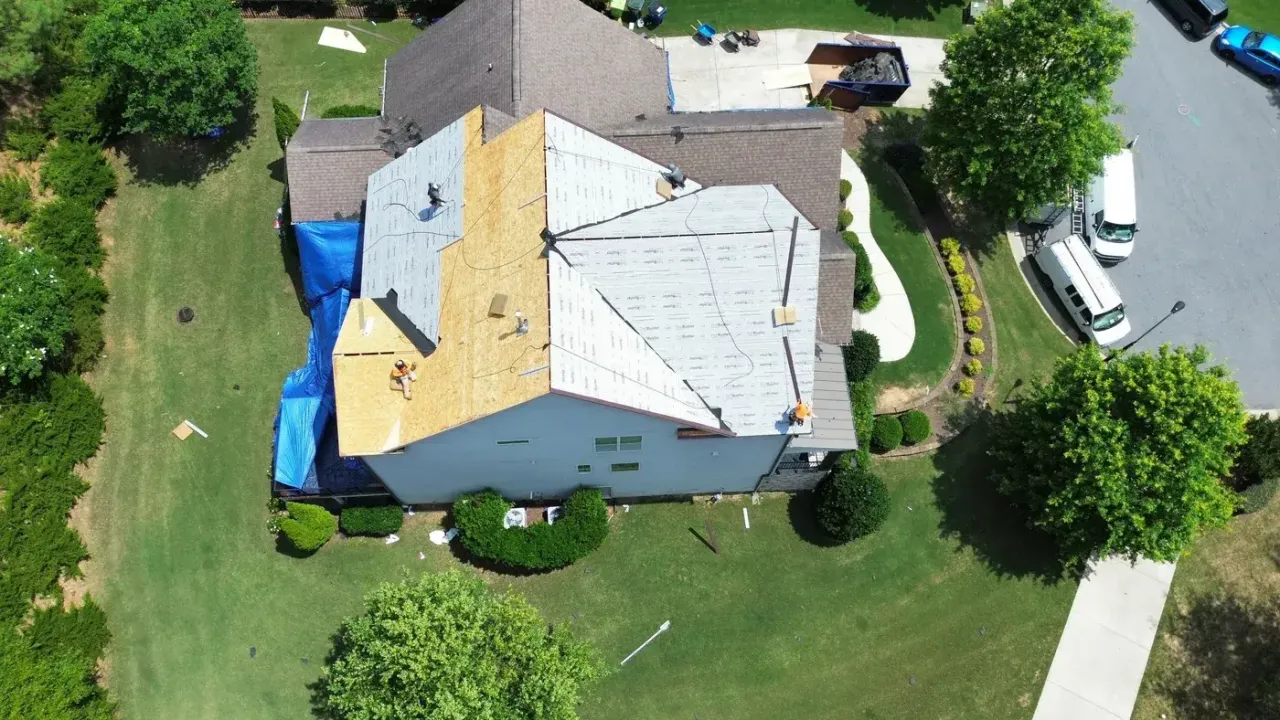 Roof replacement on Roller Mill Ct in Raleigh, NC, photo 5 of 9