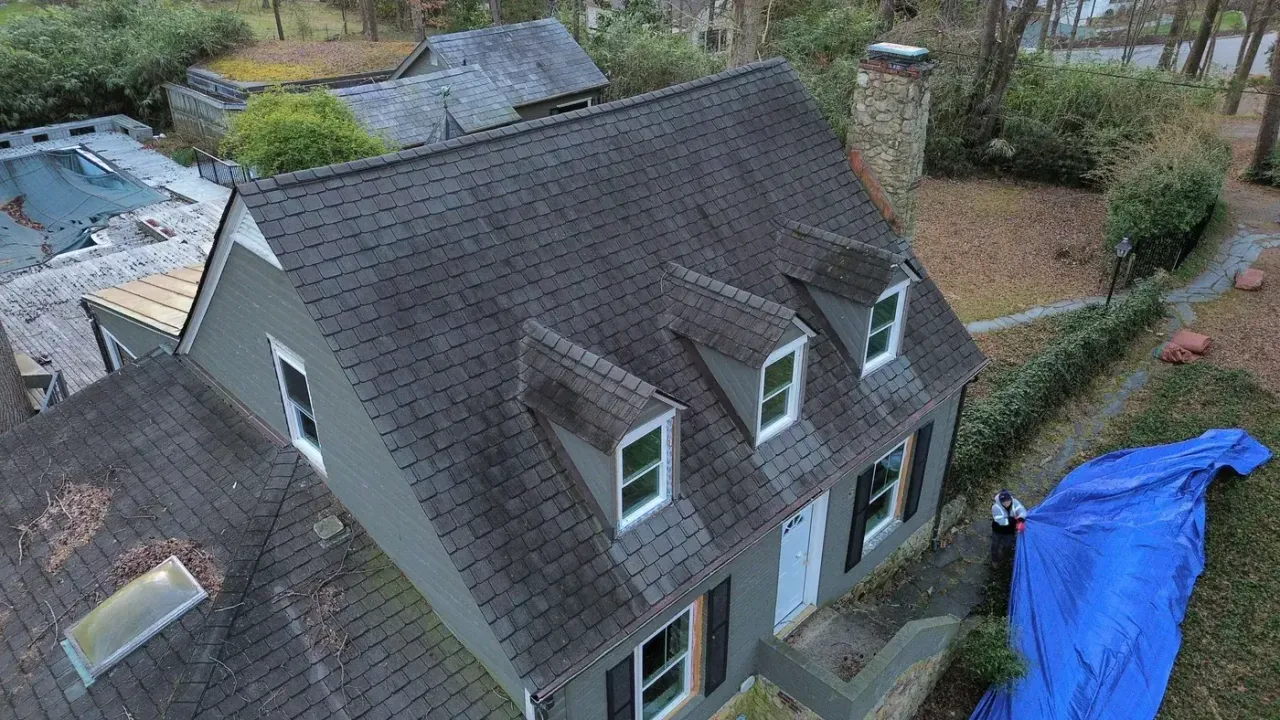 Roof replacement on Roosevelt Dr in Chapel Hill, NC, photo 3 of 9