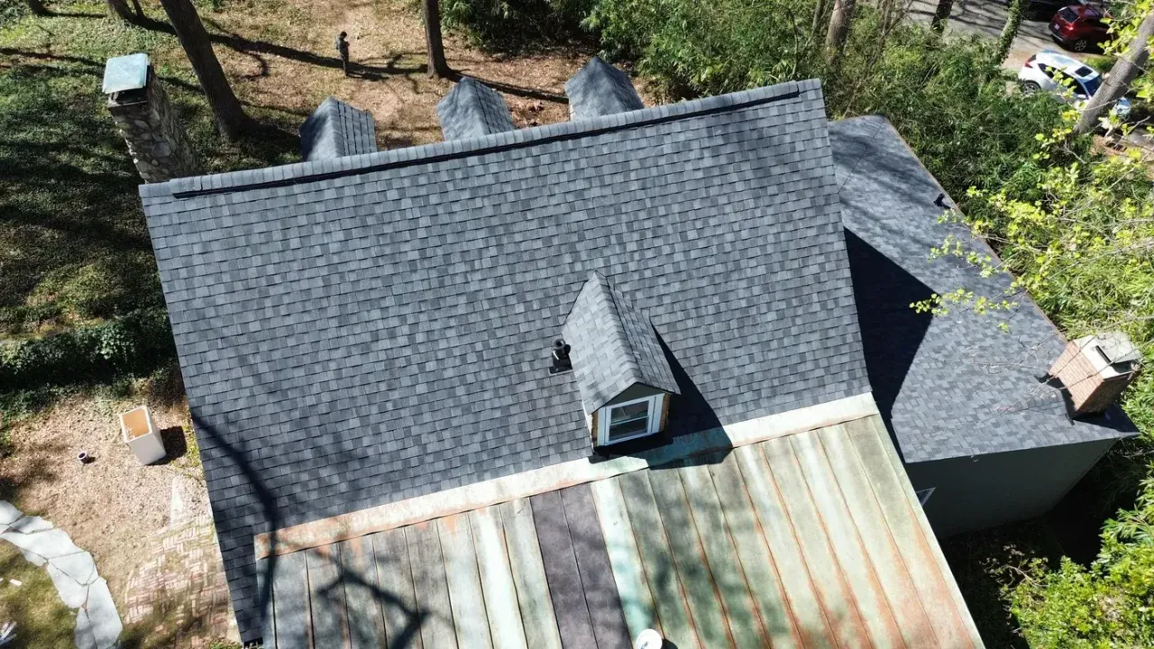 Roof replacement on Roosevelt Dr in Chapel Hill, NC, photo 8 of 9