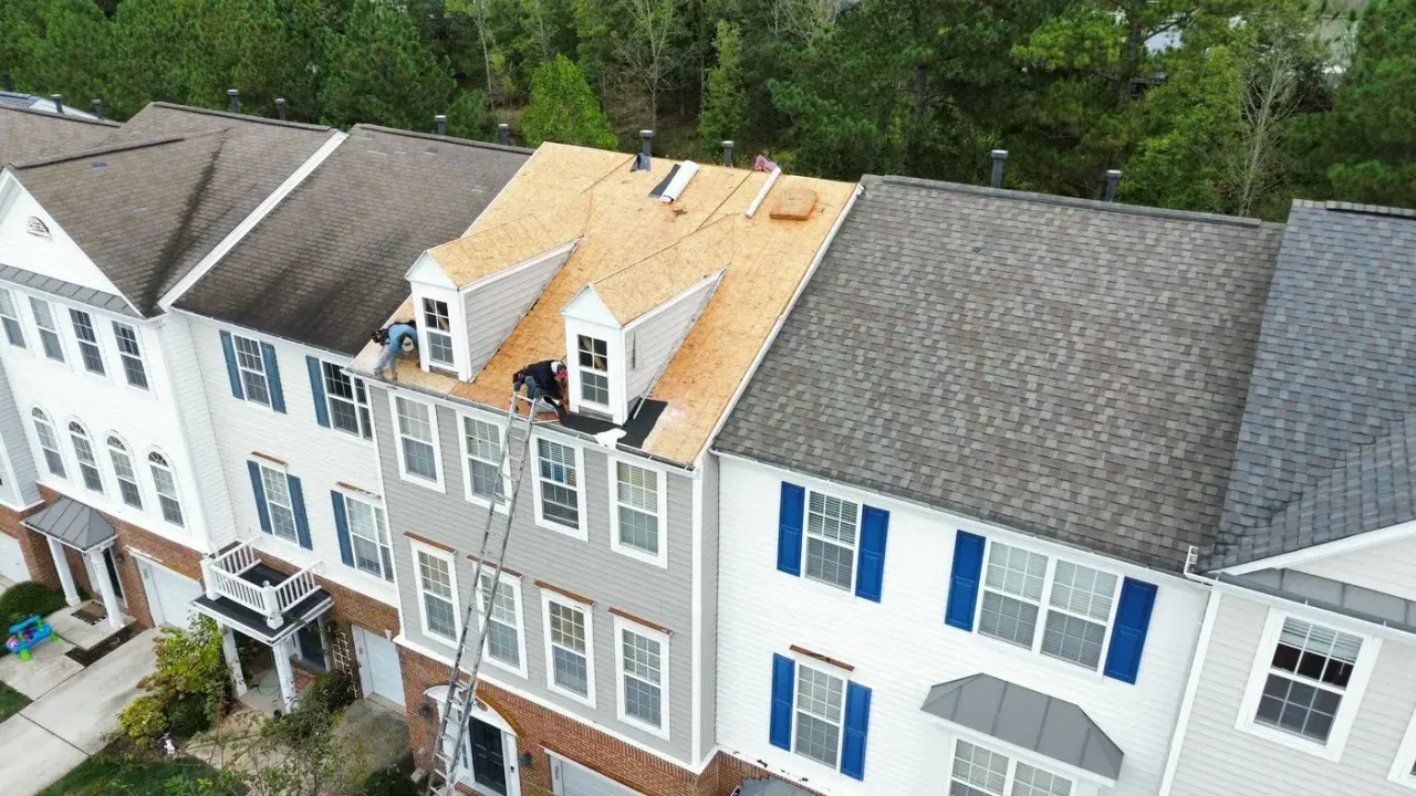 Roof replacement on Ruby Walk Dr in Cary, NC, photo 1 of 7