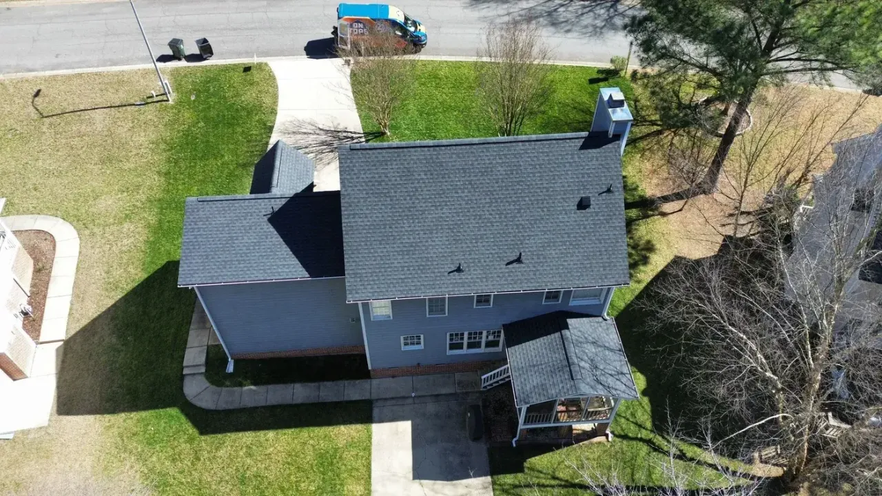 Roof replacement on Sandy Point Way in Holly Springs, NC, photo 5 of 8