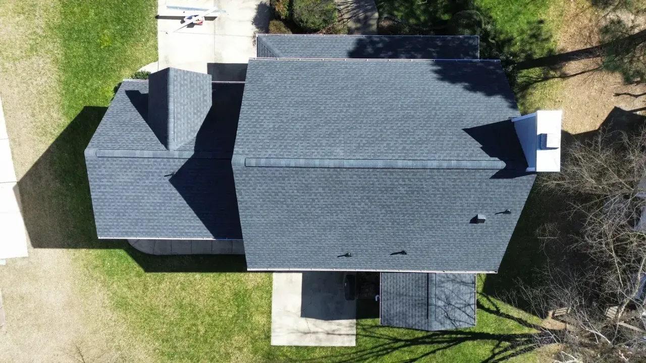 Roof replacement on Sandy Point Way in Holly Springs, NC, photo 6 of 8