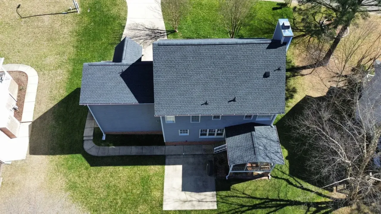 Roof replacement on Sandy Point Way in Holly Springs, NC, photo 7 of 8