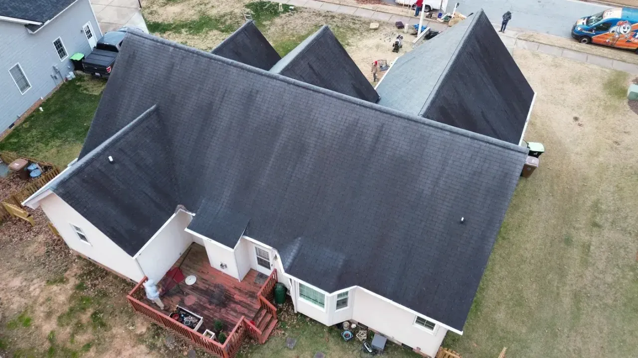 Roof replacement on Saranac Ridge Dr in Holly Springs, NC, photo 4 of 11