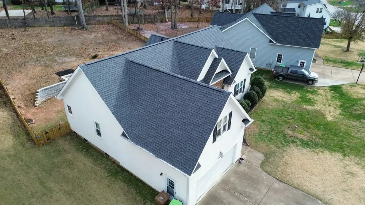 Roof replacement on Saranac Ridge Dr in Holly Springs, NC, photo 8 of 11