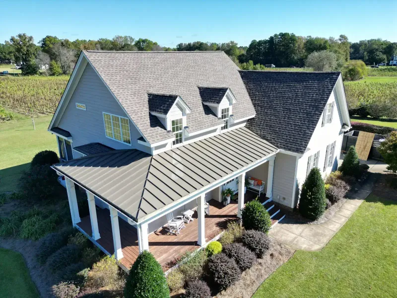 Roof replacement on Scarborowood Dr in Holly Springs, NC, photo 3 of 16