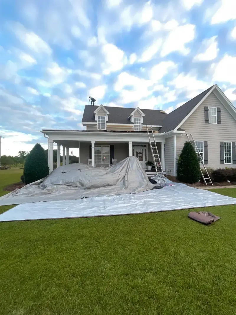 Roof replacement on Scarborowood Dr in Holly Springs, NC, photo 7 of 16