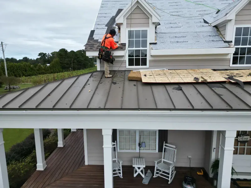 Roof replacement on Scarborowood Dr in Holly Springs, NC, photo 13 of 16