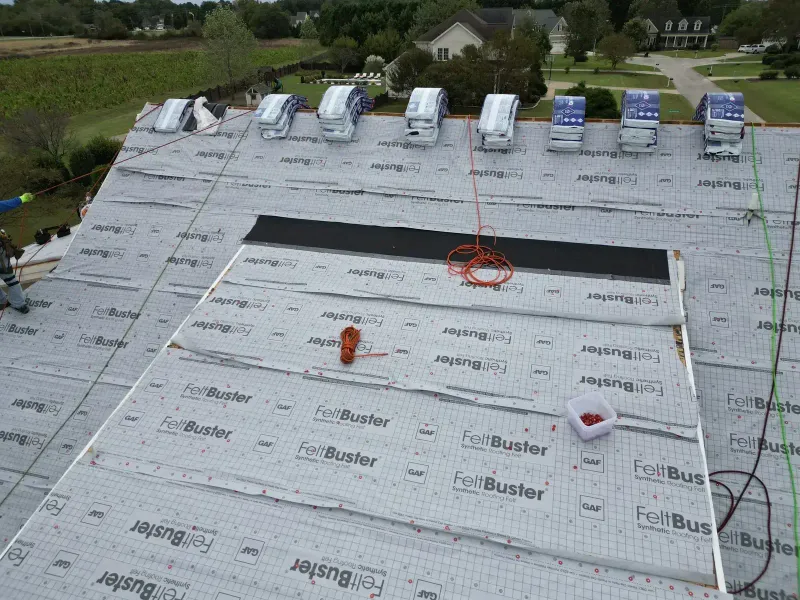 Roof replacement on Scarborowood Dr in Holly Springs, NC, photo 15 of 16