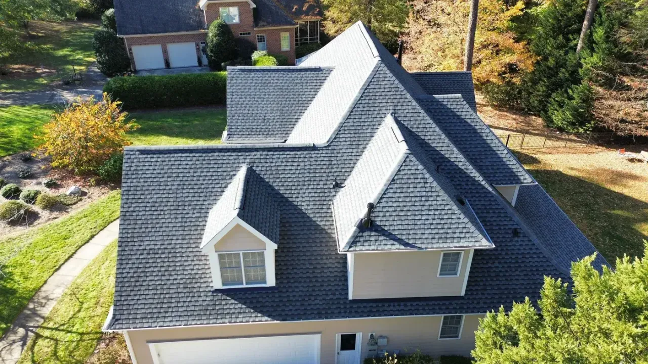 Roof replacement on Shadow Moss Pl in Durham, NC, photo 5 of 9
