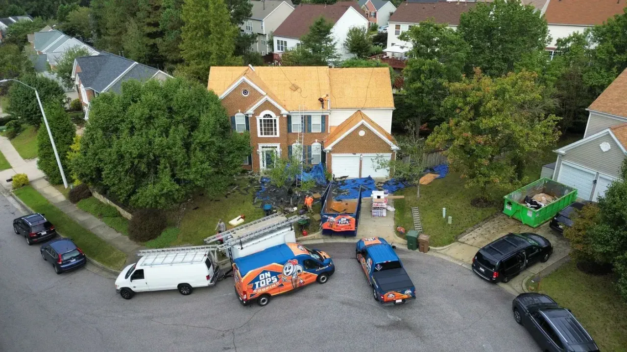 Roof replacement on Sherwood Forest pl in Cary, NC, photo 5 of 13