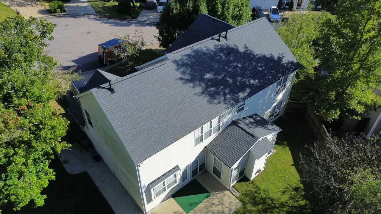 Roof replacement on Sherwood Forest pl in Cary, NC, photo 12 of 13