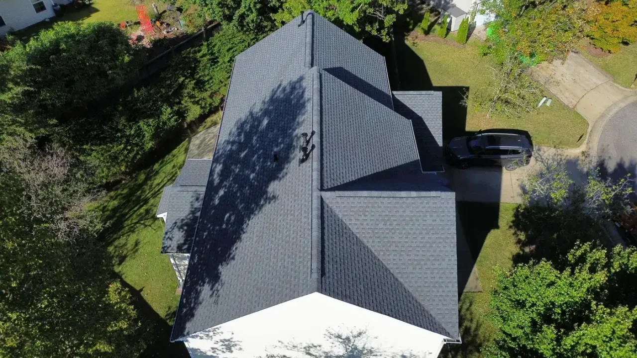 Roof replacement on Sherwood Forest pl in Cary, NC, photo 13 of 13