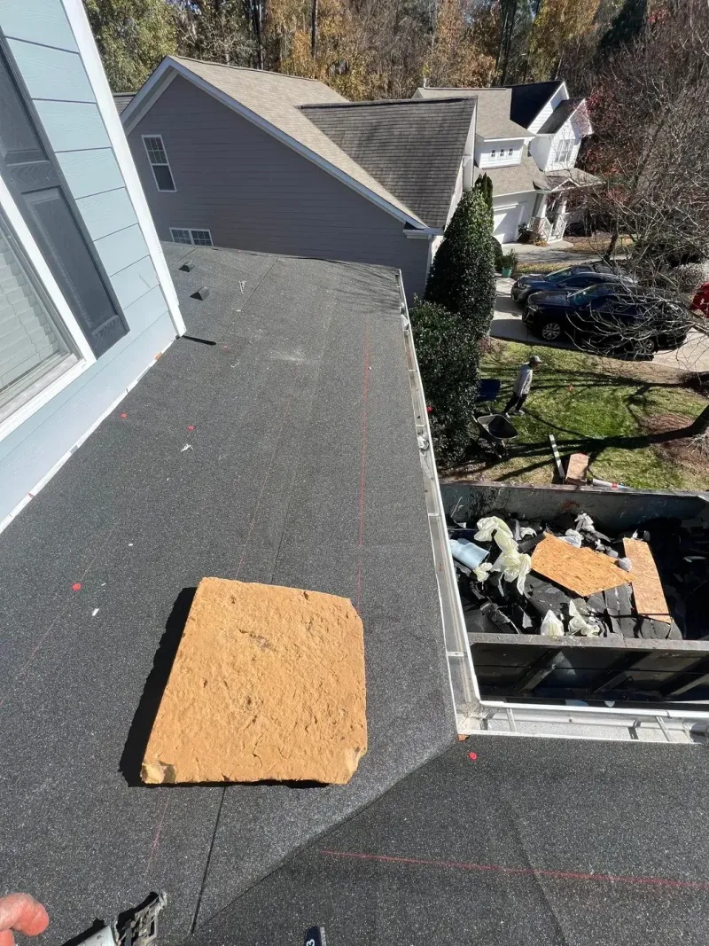 Roof replacement on Silverbush Ct in Durham, NC, photo 6 of 12
