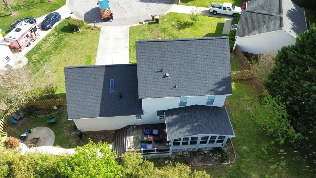 Roof replacement on Springside Dr in Holly Springs, NC, photo 9 of 10