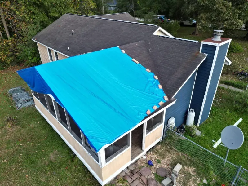 Roof replacement on Stancil Dr in Angier, NC, photo 2 of 7