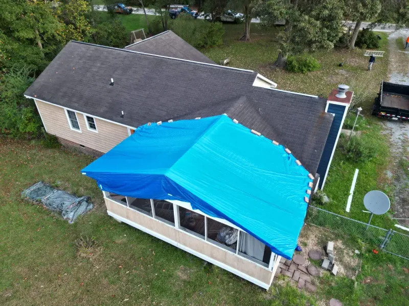 Roof replacement on Stancil Dr in Angier, NC, photo 3 of 7