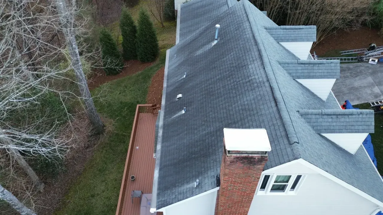 Roof replacement on Stoneleigh Dr in Cary, NC, photo 2 of 11