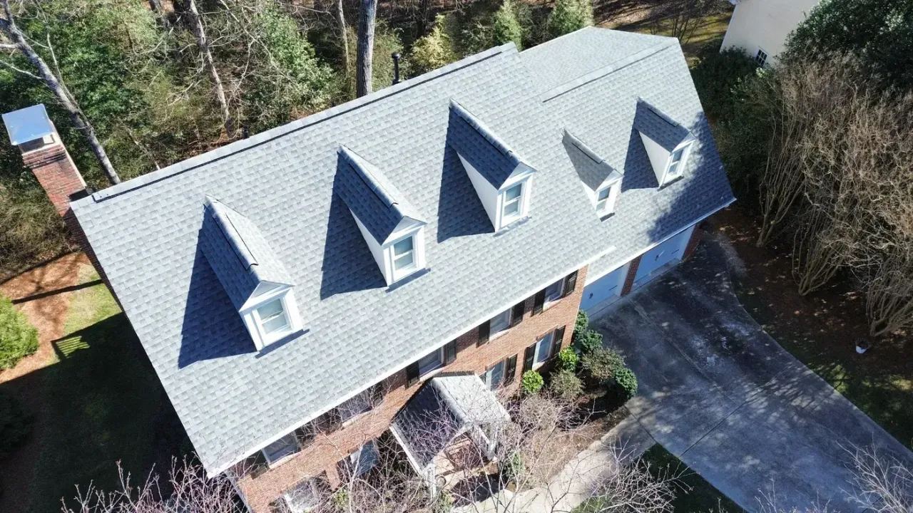 Roof replacement on Stoneleigh Dr in Cary, NC, photo 8 of 11