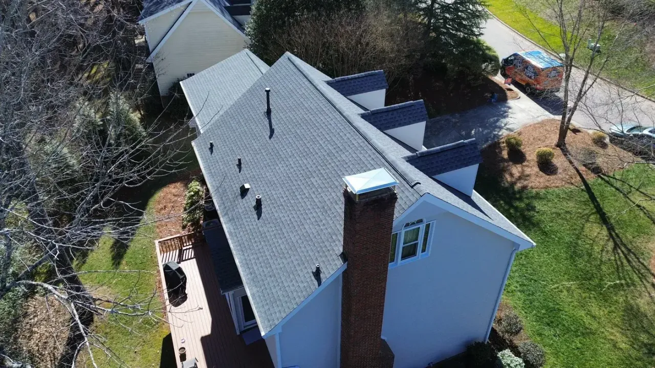 Roof replacement on Stoneleigh Dr in Cary, NC, photo 9 of 11