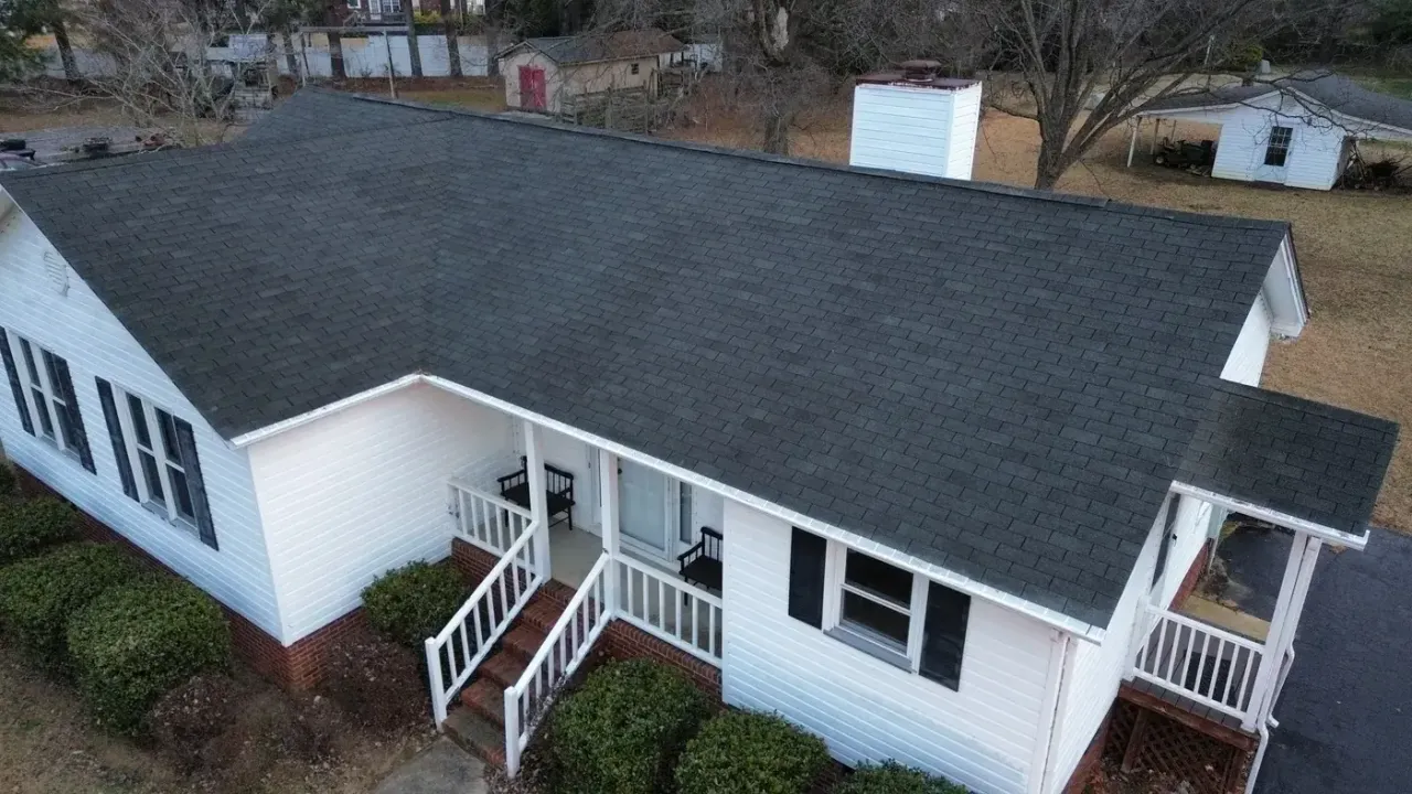 Roof replacement on Ten Ten Rd in Apex, NC, photo 1 of 8