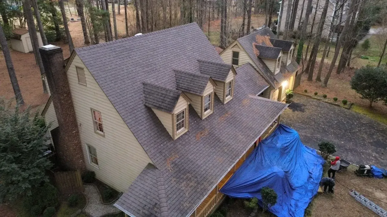 Roof replacement on The Dyke Drive in Raleigh, NC, photo 1 of 10