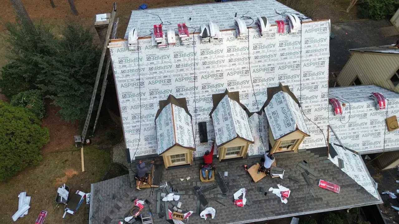 Roof replacement on The Dyke Drive in Raleigh, NC, photo 6 of 10